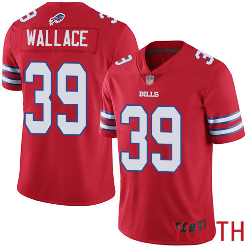 Youth Buffalo Bills #39 Levi Wallace Limited Red Rush Vapor Untouchable NFL Jersey